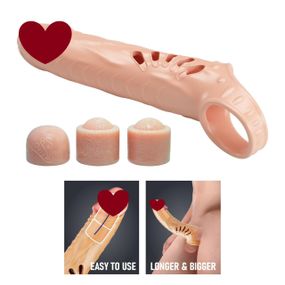 Насадка на пеніс PRETTY LOVE Rafael з фіксуючою петлею, 24.3 х 4.6 см sexstyle