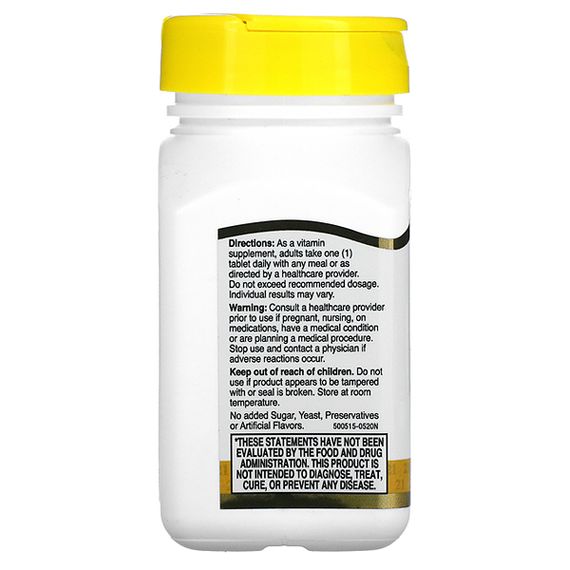 В комплекс 21st Century B Complex Plus Vitamin C 100 Tabs | Зображення 2