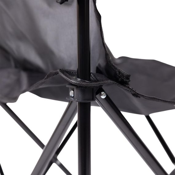 Крісло розкладне туристичне 50х80х80 см з підстаканником Чорне SJ-0014B | Зображення 6