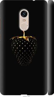 Чохол на Xiaomi Redmi Note 4 Чорна полуниця "3585m-352-24368"