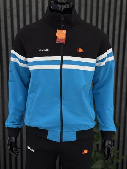 Кофта Ellesse блакитна з чорним
