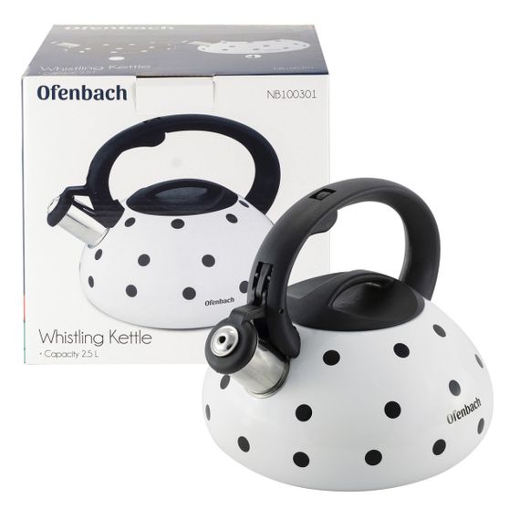 Чайник со свистком Ofenbach KM-100301WH 2.5 л белый