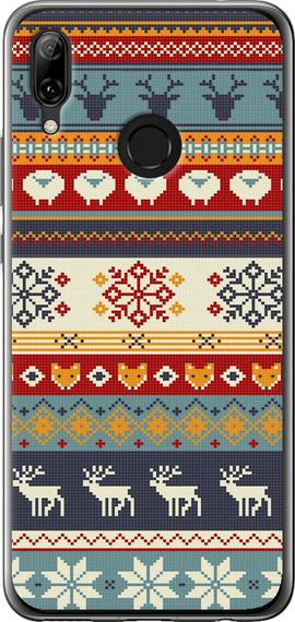 Чехол на Huawei Nova 3 Рождественский орнамент "3303u-1535-17620"
