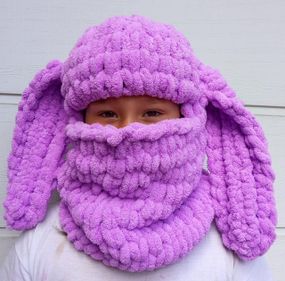 Шапка-балаклава з вушками