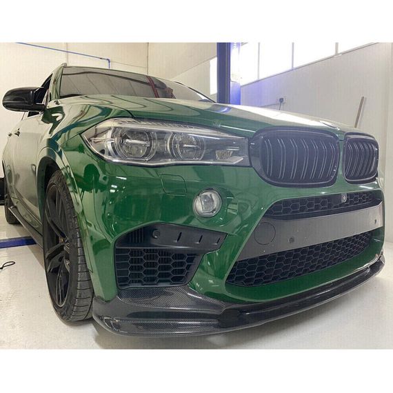 Накладка на передній бампер Карбон V2 (для F85) для BMW X5 F-15 2013-2018 рр | Зображення 4