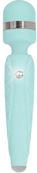 Розкішний вібромасажер PILLOW TALK - Cheeky Teal з кристалом Swarovski, плавне підвищення потужності | Зображення 4