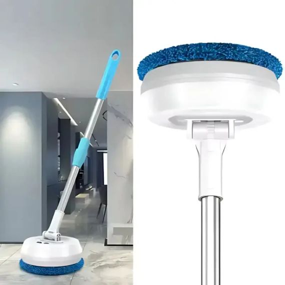 Бездротова акумуляторна швабра з двома насадками Wireless Cleaner AA102 /Акумуляторна швабра для дому | Зображення 3