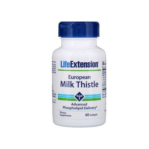 Расторопша Life Extension European Milk Thistle 60 Caps