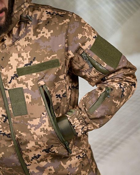 Тактичний костюм softshell 6в1 піксель ПП7860 | Зображення 3