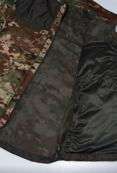 Флісова кофта Мультикам з Оливковими вставками 3D сітка MTP Military | Зображення 8