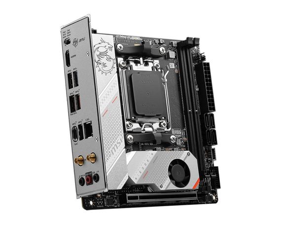 Материнcька плата MSI MPG B650I EDGE WIFI sAM5 B650 2xDDR5 M.2 HDMI WiFi BT mITX 911-7D73-008 | Зображення 1