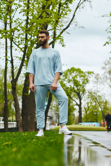 Комплект Марсель оверсайз блакитний S XL | Зображення 2