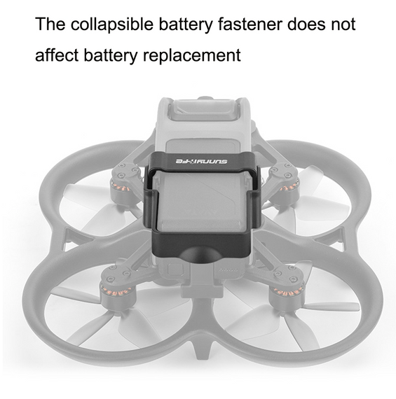 Sunnylife AT-DC503 для батареї DJI Avata, протиковзна пряжка, протиковзна складана пряжка (чорний) | Зображення 3