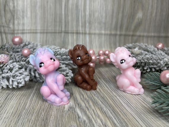 Мыло ручной работы «Конячка Луна», новогодний сувенир (20 г) | Зображення 5