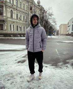 Куртка сіра  7-348