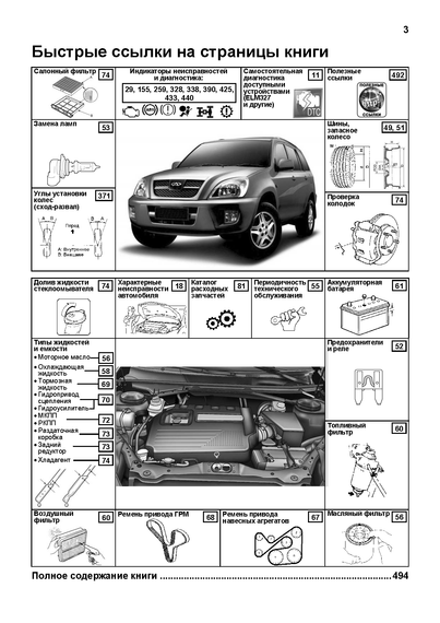 Chery Tiggo / Vortex Tingo. Посібник з ремонту й експлуатації. Книга | Зображення 1