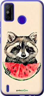 Чохол на Tecno Spark 6 Go KE5 Єнотик з кавуном "4605u-2452-2448"