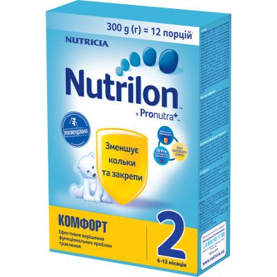 Детская смесь Nutrilon 2 Комфорт молочный 300 г (5900852038525)