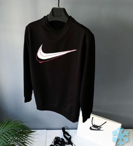 Світшот зима/осінь фліс Nike колір чорний