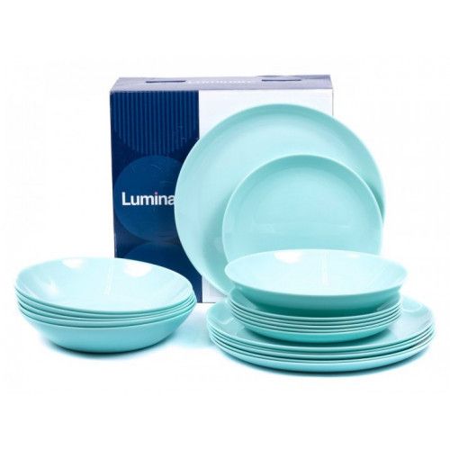 Столовый сервиз Luminarc Diwali Light Turquoise P2963, 18 предметов, на 6 персон | Зображення 6