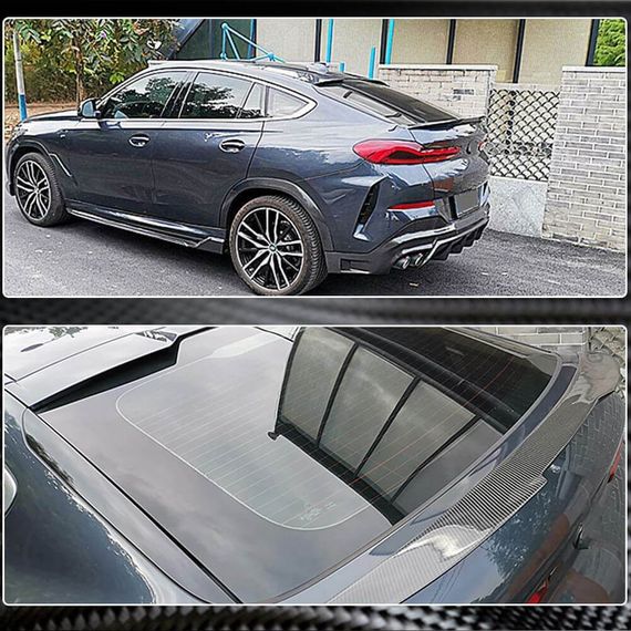 Спойлер кришки багажника Карбон V1 для BMW X6 G06 2019- рр | Зображення 4