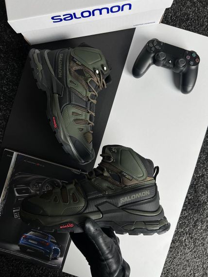 Чоловічі зимові кросівки Salomon Quest 4 GTX Khaki Fur  , В'єтнам 43 28 | Зображення 7