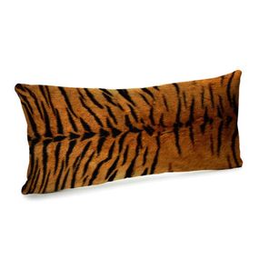 Подушка для дивану оксамитова Окрас тигра 50x24 см (52BP_22NG016)