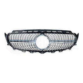 Решетка радиатора Mercedes Benz W213 16- (хром/серебро (с отв. камеры) ) Diamond, AutoTechteile, 140 8824, 140
