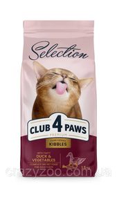 Сухий корм для котів Club 4 Paws Selection з качкою та овочами 1.5 кг B4671201