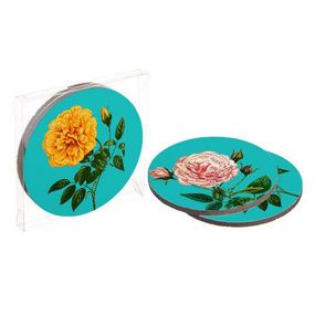 Подставки под горячее Coaster Троянди (пробка) 10 см