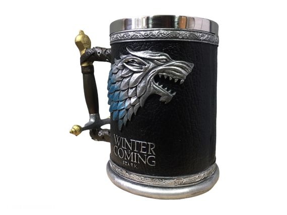 Кружка Чашка Бокал Игра Престолов Winter is Coming Stark Targaryen 3D Дом Старк | Зображення 5