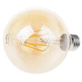 Лампа светодиодная LED 6W E27 COG WW G95 Amber 220V