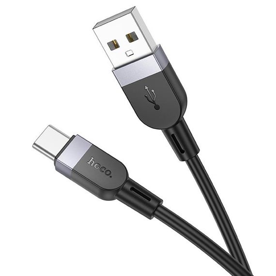 Дата кабель Hoco X109 Energy silicone USB to Type-C (2m) Black | Зображення 4