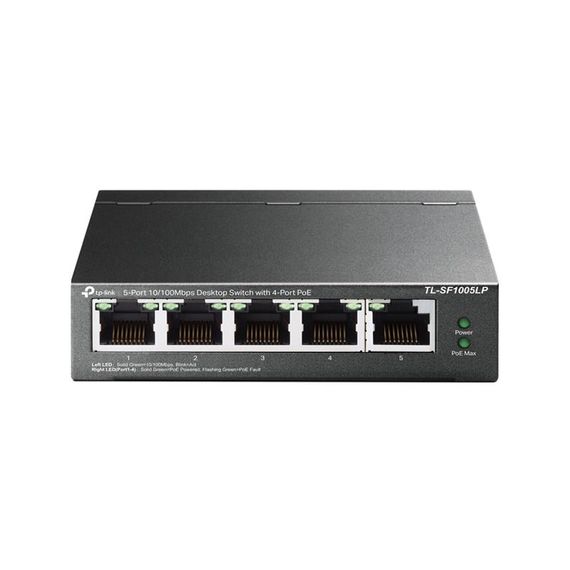Коммутатор TP-LINK TL-SF1005LP 5x1FE/4xPoE 41W неуправляемый 250м (TL-SF1005LP)