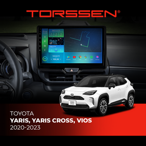 Штатная магнитола Torssen Toyota Yaris,Yaris Cross,Vios 2020-2023 F108256 4G Carplay DSP