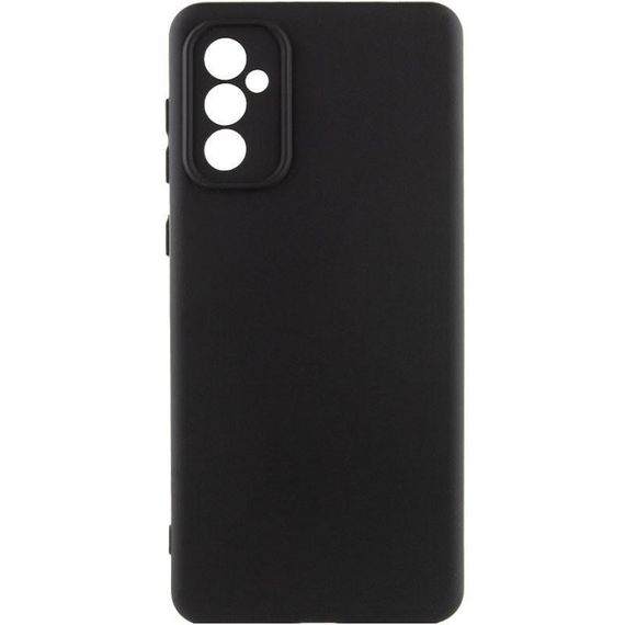 Чохол TPU GETMAN Liquid Silk Full Camera для Samsung Galaxy A35 Чорний / Black