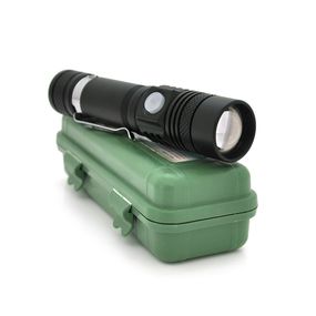 Фонарь ручной PIPO KY-T6, 1LED T6, 3W, 3 режима, ZOOM, 18650/2800mAh, Black