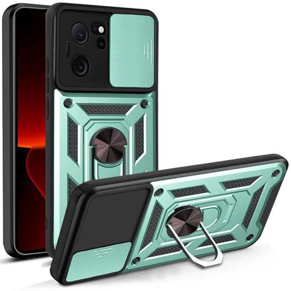 Чехол Ummi Camshield Serge Ring для Xiaomi 13T / 13T Pro Зеленый