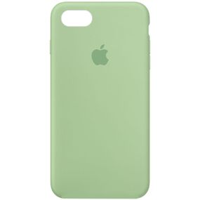 Чохол Silicone Case Full Protective (AA) для Apple iPhone SE (2020) Зелений / Pistachio
