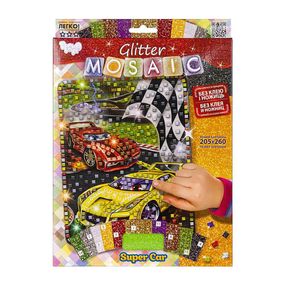Креативна творчість Glitter Mosaic Super Car БМ-03-02 блискуча мозаїка