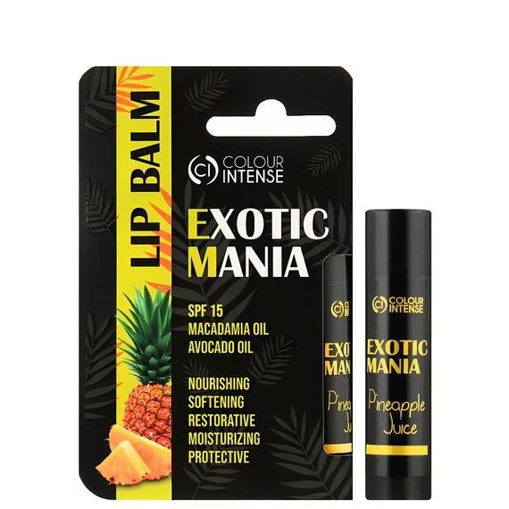 Зволожуючий бальзам для губ Colour Intense Exotic Mania з ароматом ананасу, 5г