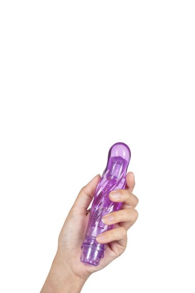 Вибратор гелевый Blush Naturally Yours Can-Can Purple sexstyle | Зображення 4