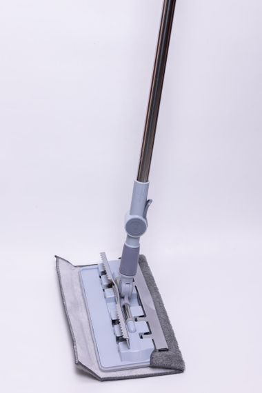 Плоска швабра для миття підлоги, стін та стелі універсальна швабра для прибирання Жовтий HP-35015-35Y | Зображення 6