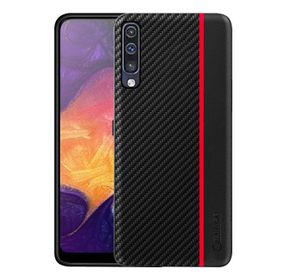 Чохол накладка Primo Cenmaso для Samsung Galaxy A50 2019 ( SM-A505 ) - Black&Red