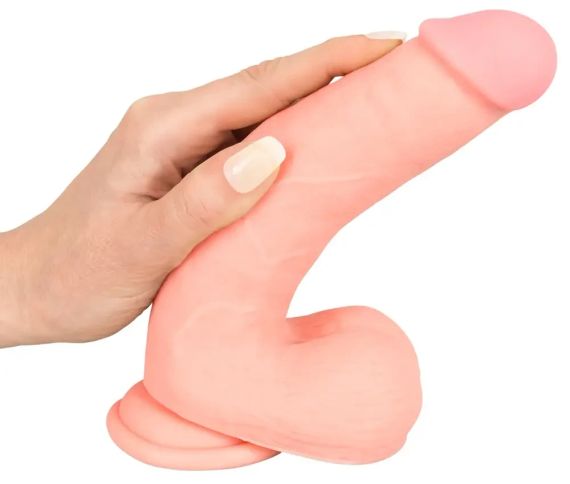 Фалоімітатор на присосці ГЛАДЕНЬКИЙ УЛЮБЛЕНЕЦЬ (20 см) sexstyle | Зображення 2