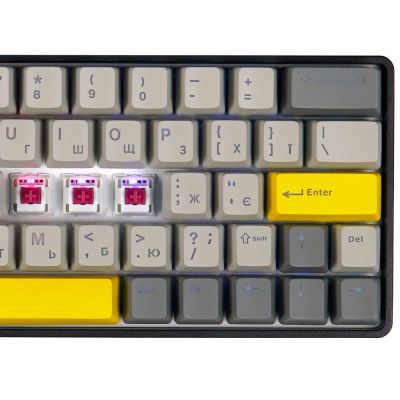 Клавиатура Epomaker EP64 60 Mulan Switch Hot-Swap RGB Wireless/Bluetooth/USB UA Black (EP64-B-M) | Зображення 8