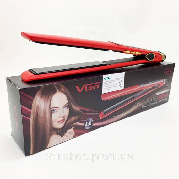 Професійний випрямляч для укладання волосся VGR V-518, Випрямляч для перукарень Плойка випрямлення WP-77 | Зображення 7