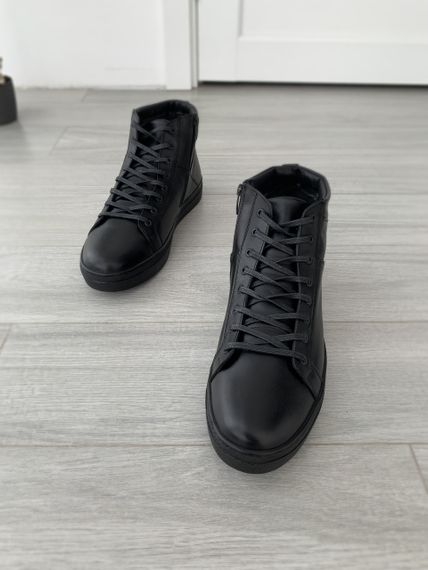 Кожаные ботинки на шнурке большого размера 46 47 49 размер | Зображення 1