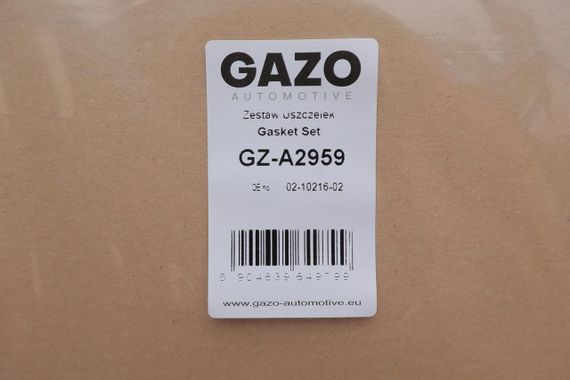 Комплект прокладок верхній VW Caddy IV 1.0 TSI 15-20 GZ-A2959 | Зображення 1