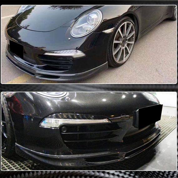 Накладка на передній бампер Lip (для Carrera 2011-2015, Карбон) для Porsche 911 рр | Зображення 2